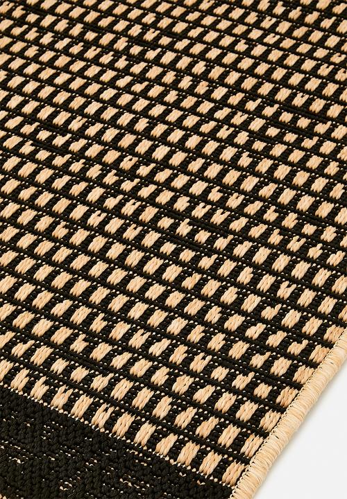 Fotakis - Juno Outdoor/Indoor Rug - Black & Nat