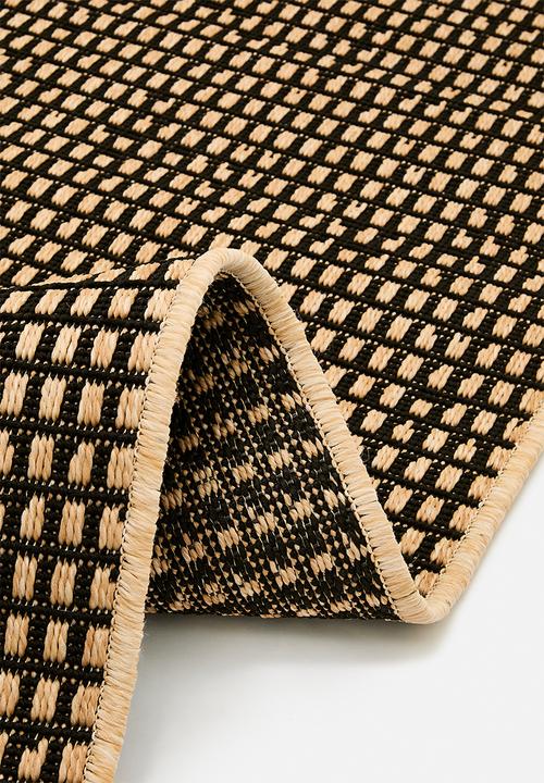 Fotakis - Juno Outdoor/Indoor Rug - Black & Nat
