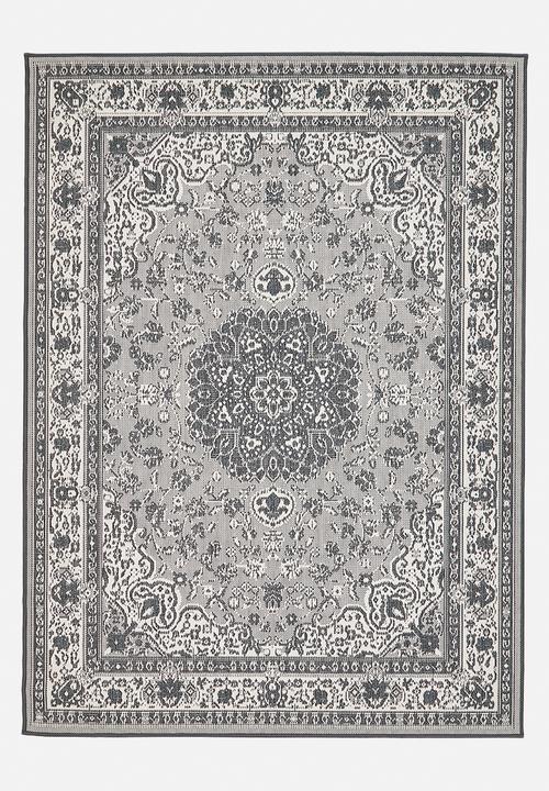 Antique Outdoor/Indoor Rug - grey