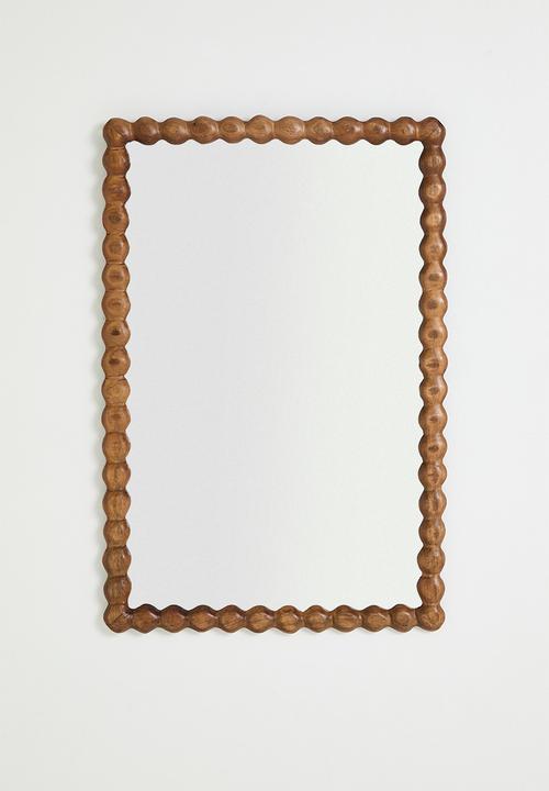 Boba Wooden Mirror - Natural