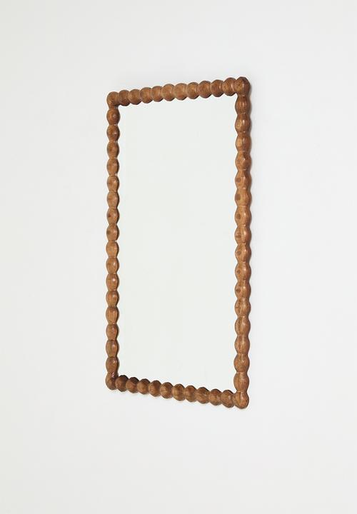 Sixth Floor - Boba Wooden Mirror - Natural