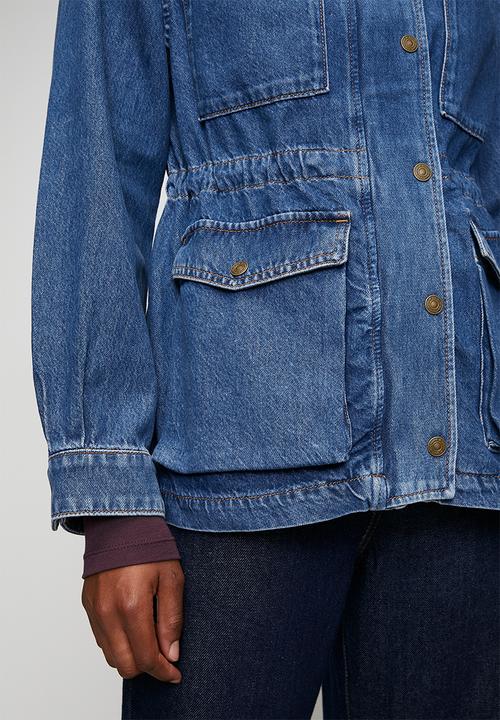 Levi’s® - Karlie utility jacket - med indigo - worn in