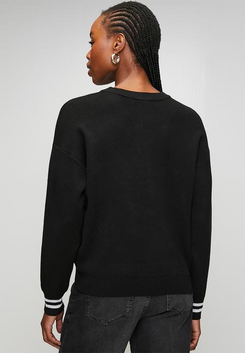GUESS - Sylvie Logo Sweater - Jet Black