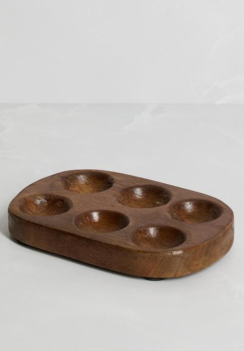 Wooden Egg Tray - Natural