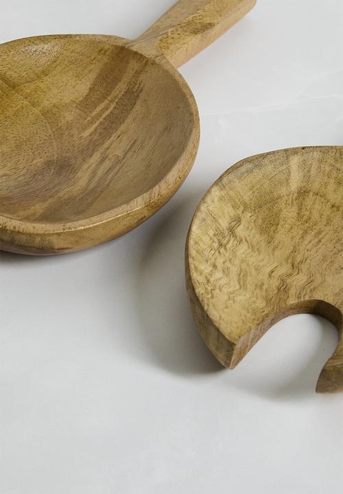 Sixth Floor - Salad Servers set of 2 - Natural