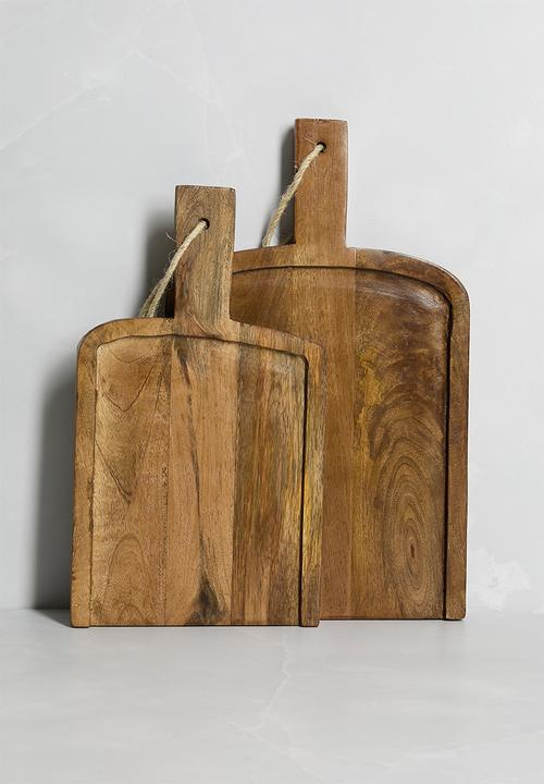 Sixth Floor - Wooden Paddle Serving Platter - Natural