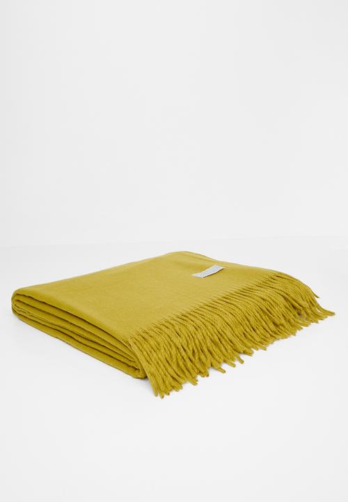 Haven & Earth  - Melody Throw Nugget - Gold