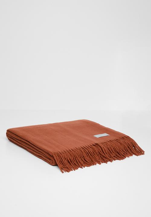 Haven & Earth  - Melody Throw - Cinnabar