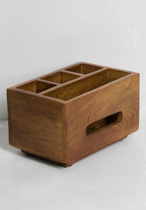 Sixth Floor - Cutlery holder - Brown