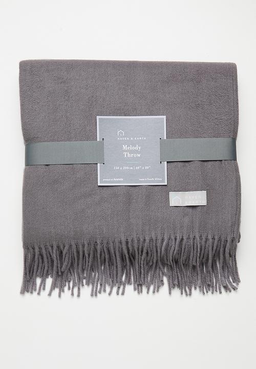 Haven & Earth  - Melody Throw - Iron