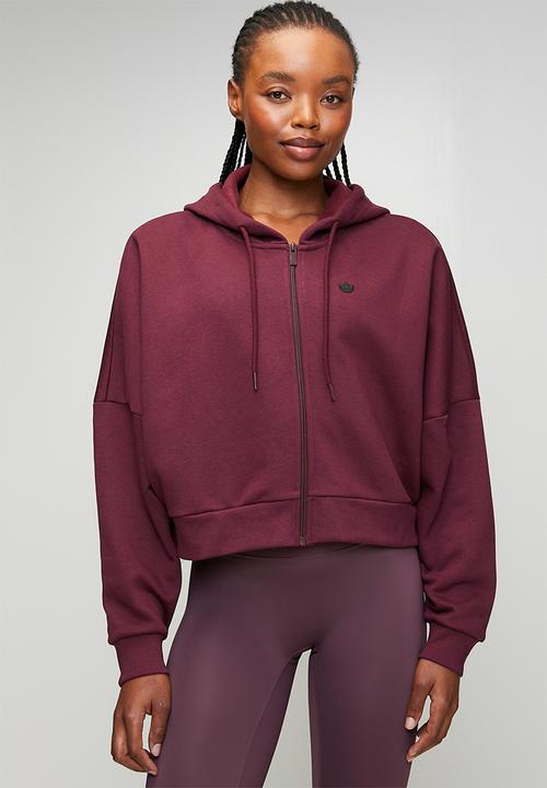 adidas Originals - Ess F Z Hoodie W S26 - Maroon
