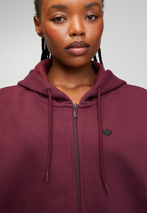 adidas Originals - Ess F Z Hoodie W S26 - Maroon