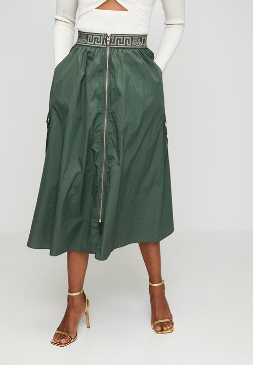 Steve Madden - Ladies betty fit & flare cargo skirt - dark sage