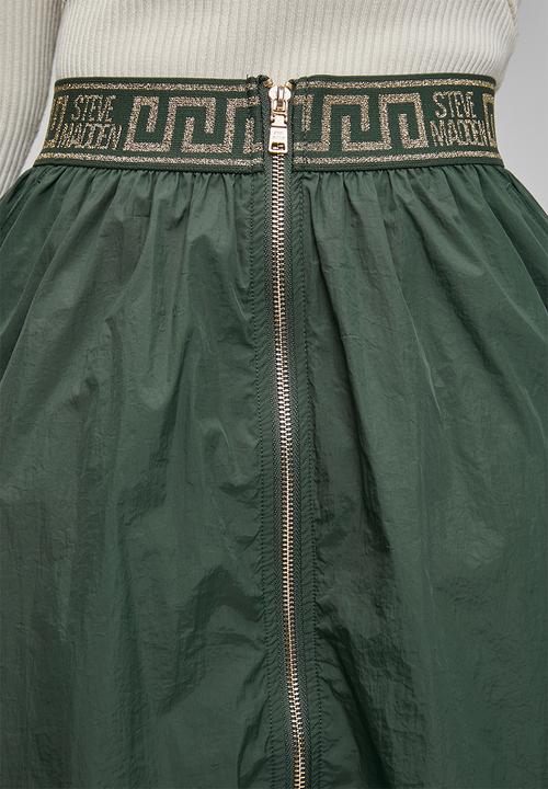 Steve Madden - Ladies betty fit & flare cargo skirt - dark sage