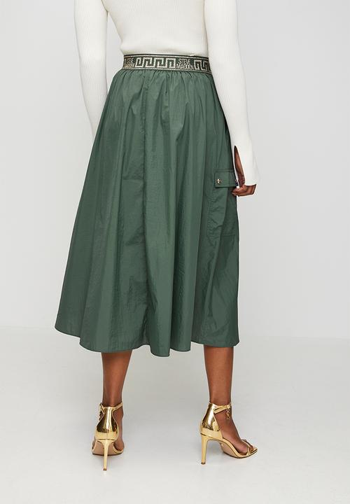 Steve Madden - Ladies betty fit & flare cargo skirt - dark sage