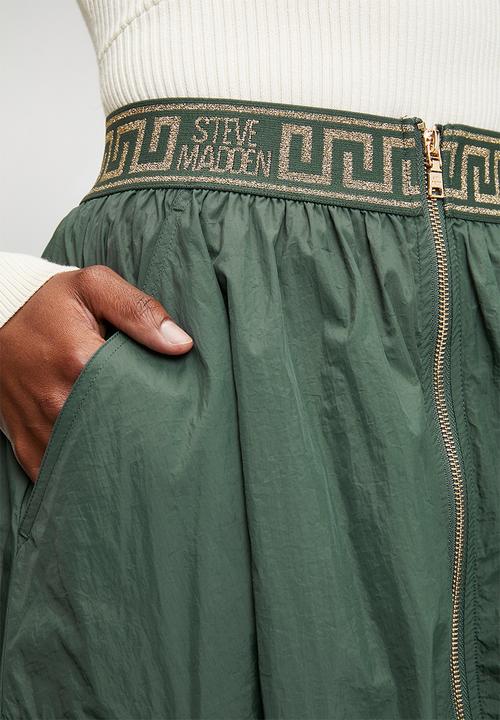 Steve Madden - Ladies betty fit & flare cargo skirt - dark sage