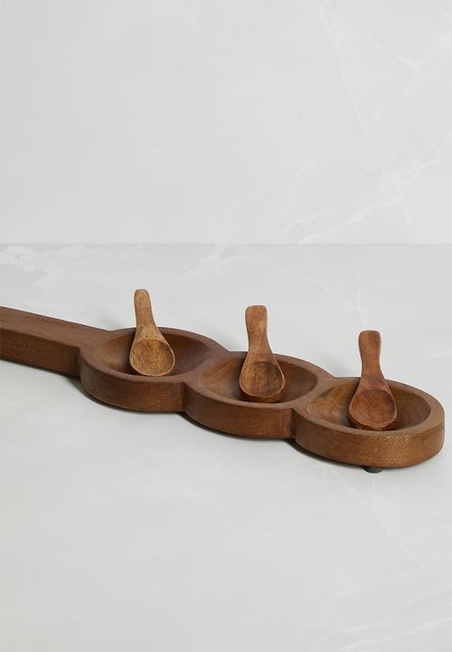 Sixth Floor - Wooden Tapas Server - Natural