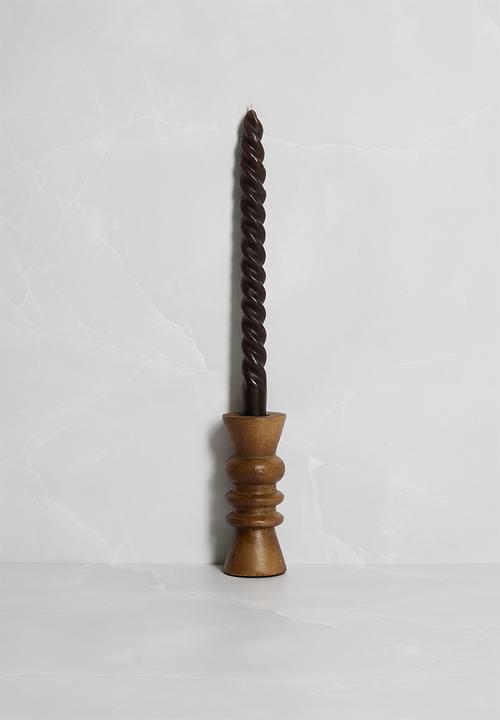Sixth Floor - Wooden Candle Holder - Natural