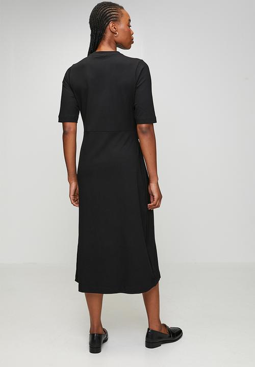 POLO - Wmn Melody Casual Wrap Dress - Black