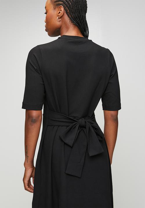 POLO - Wmn Melody Casual Wrap Dress - Black