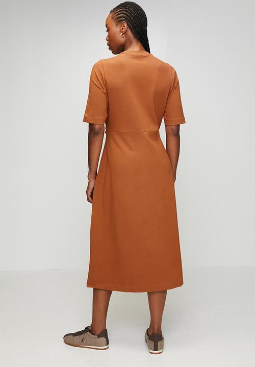 POLO - Wmn Melody Casual Wrap Dress - Clay