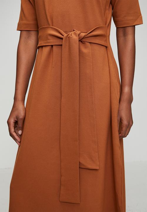 POLO - Wmn Melody Casual Wrap Dress - Clay