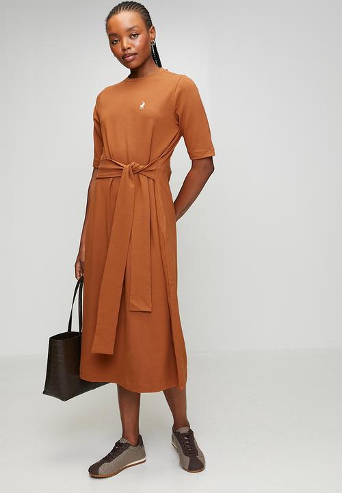 POLO - Wmn Melody Casual Wrap Dress - Clay