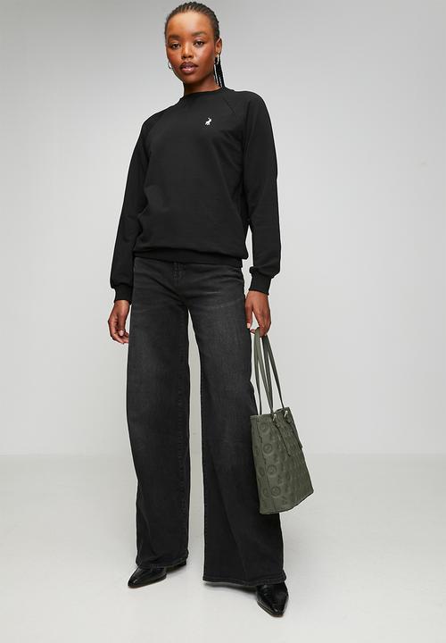 POLO - Wmn Sophia Long sleeve Track Top - Black