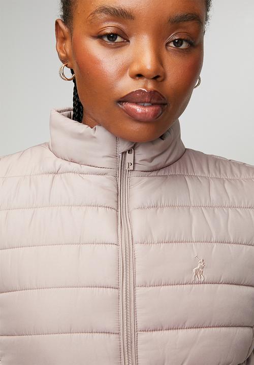 POLO - Wmn Bailey Sl Puffer Jacket - Rose Taupe