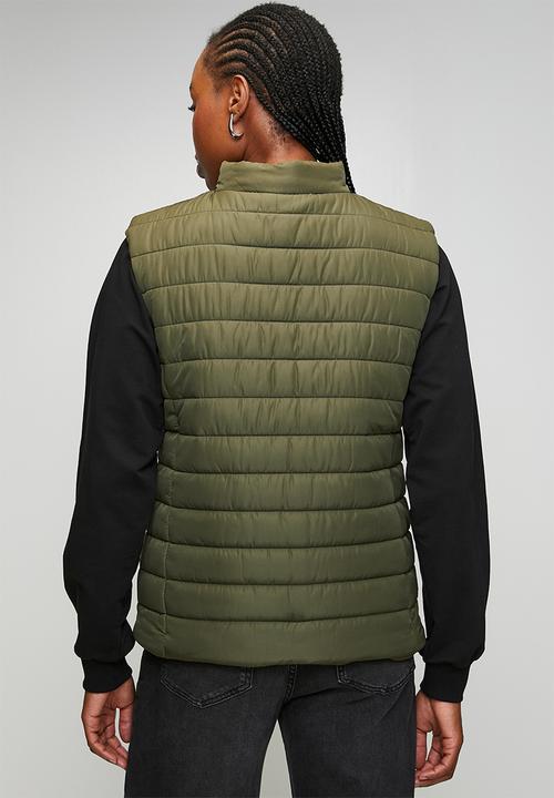 POLO - Wmn Bailey Sl Puffer Jacket - Olive