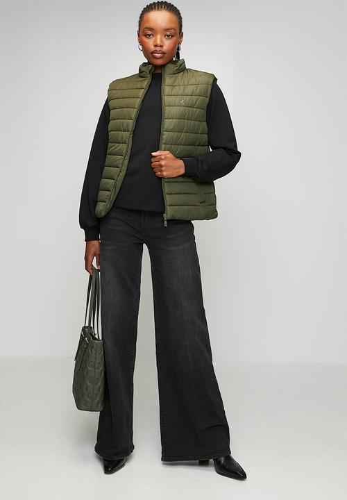 POLO - Wmn Bailey Sl Puffer Jacket - Olive