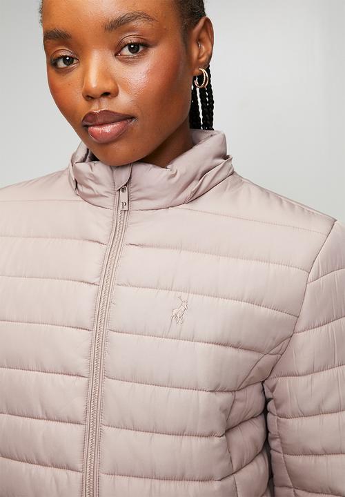 POLO - Wmn Blake Long sleeve Puffer Jacket - Rose Taupe