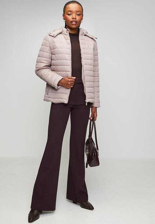 POLO - Wmn Blake Long sleeve Puffer Jacket - Rose Taupe