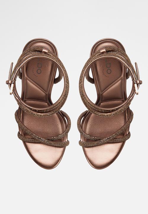 ALDO - Manaelden ankle strap heel - bronze