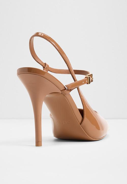 ALDO - Vivenne ankle strap heel - medium brown