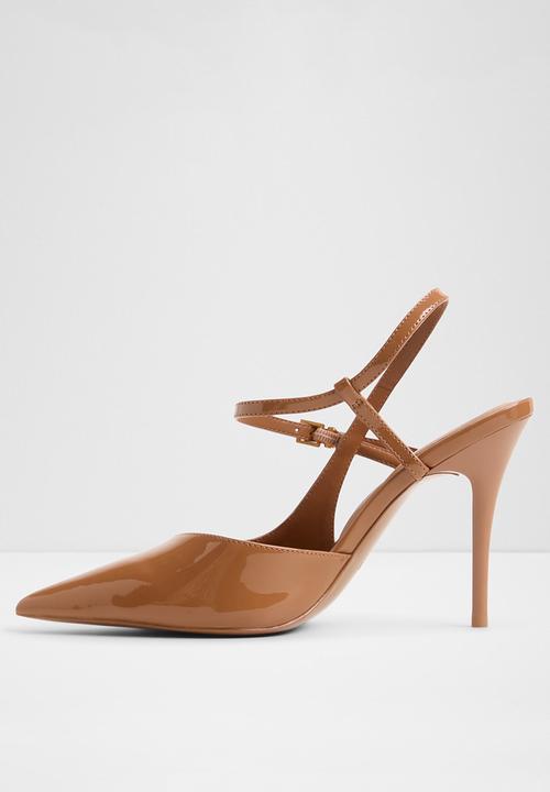 ALDO - Vivenne ankle strap heel - medium brown