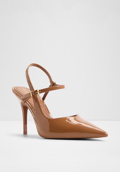 ALDO - Vivenne ankle strap heel - medium brown