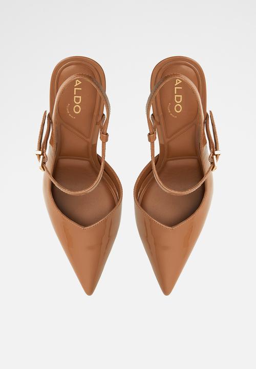 ALDO - Vivenne ankle strap heel - medium brown
