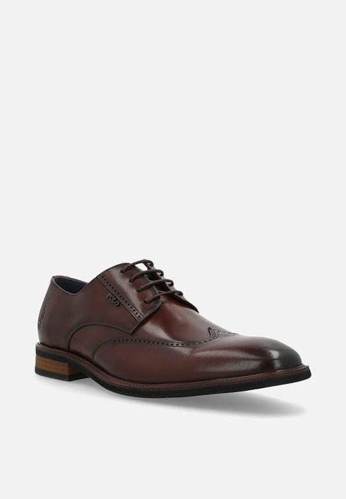 POLO - Wingcap Gibson Lace Up - Tan