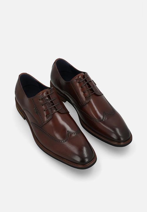 POLO - Wingcap Gibson Lace Up - Tan