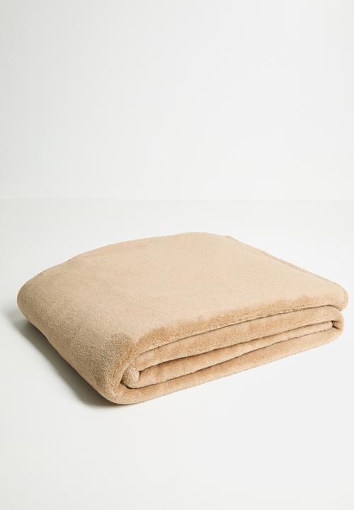 Sixth Floor - Fleece Throw - Stone