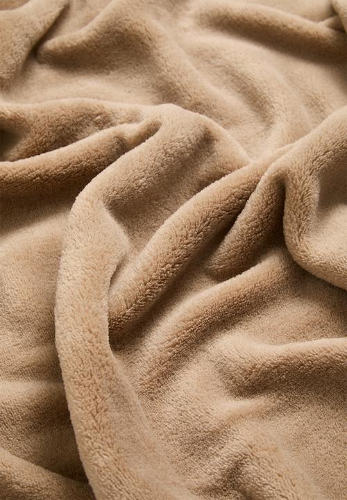 Sixth Floor - Fleece Throw - Stone
