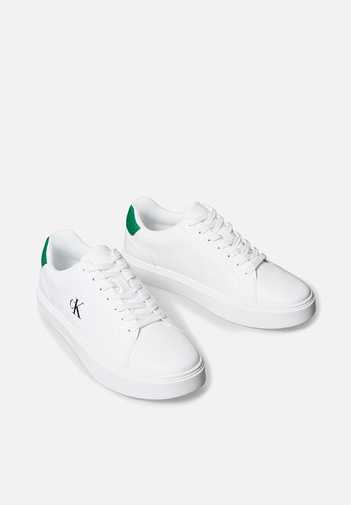 Calvin Klein - Classic Cup Laceup - Bright White/Deco Green