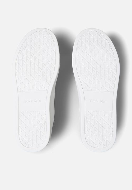 Calvin Klein - Classic Cup Laceup - Bright White/Deco Green