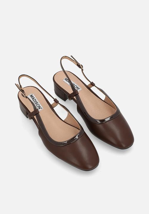 Madison® - Oksana slingback heel - chocolate