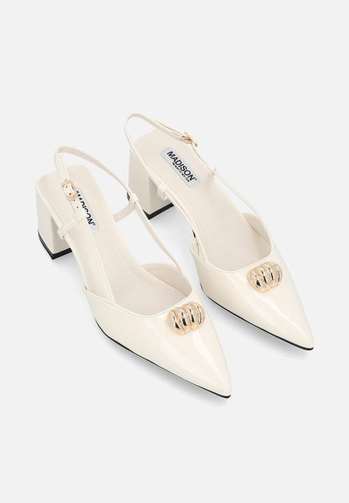 Madison® - Odyssey slingback heel - off white