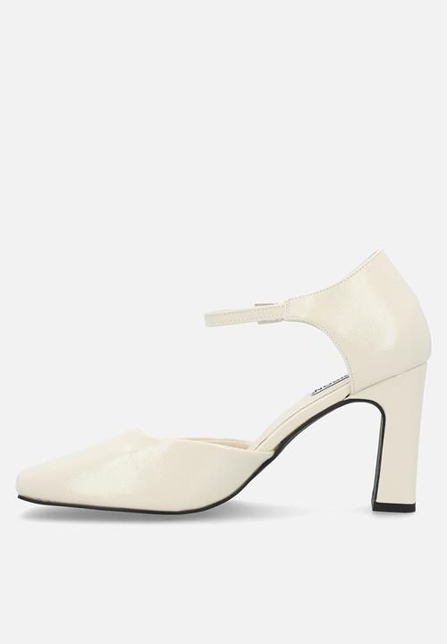 Madison® - Odessa ankle strap heel - off white