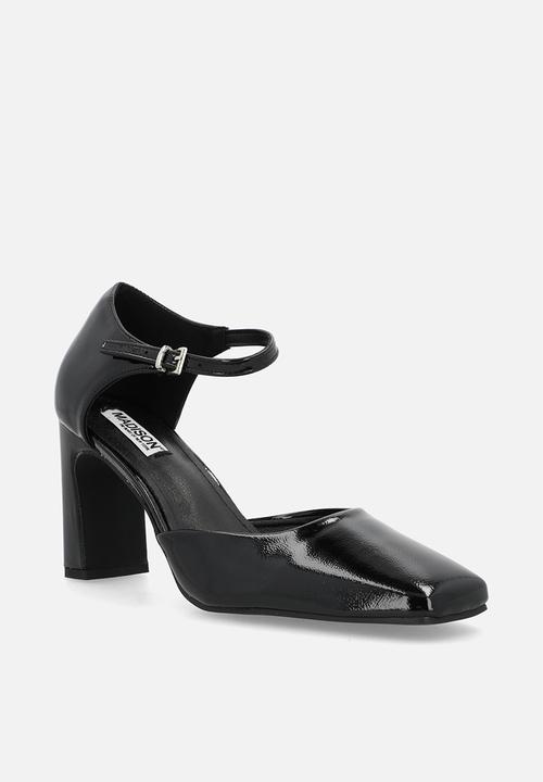 Madison® - Odessa ankle strap heel - black