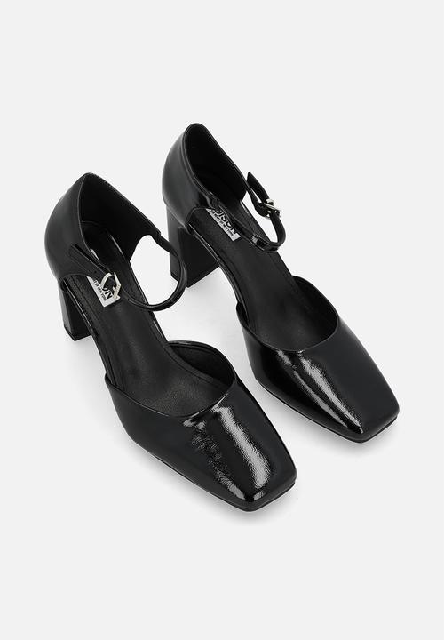 Madison® - Odessa ankle strap heel - black