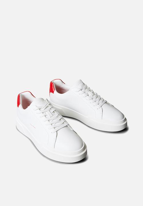 Calvin Klein - Chunky Cupsole Laceup - Bright White/Adrenaline Rush